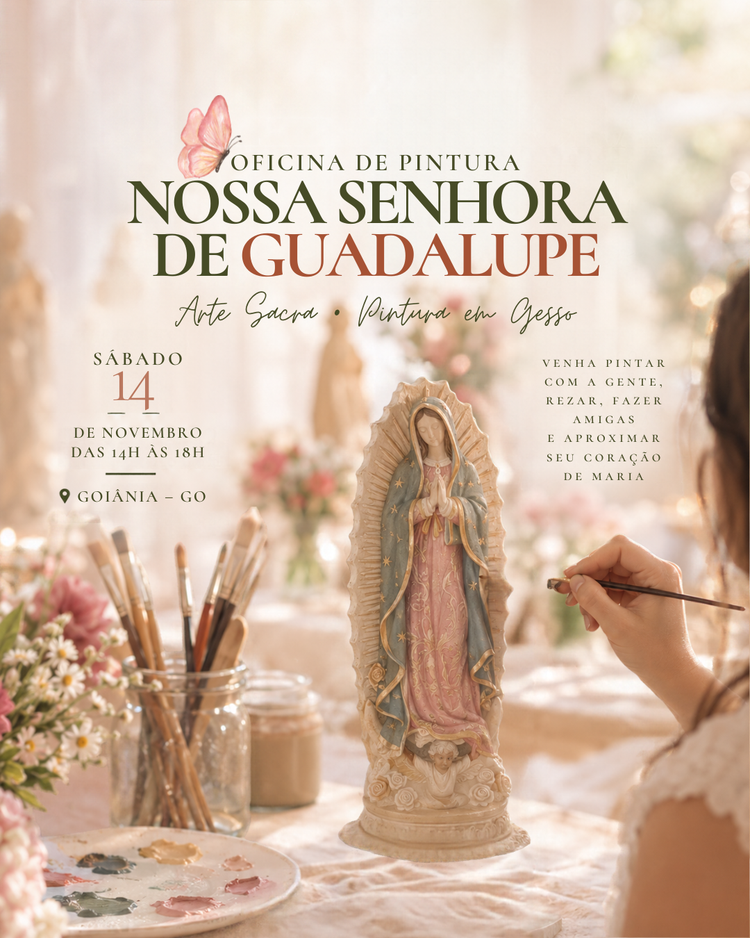 Oficina de Pintura – Nossa Senhora de Guadalupe | 14/11/2026