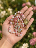 Terço Rosa Milagrosa – dourado